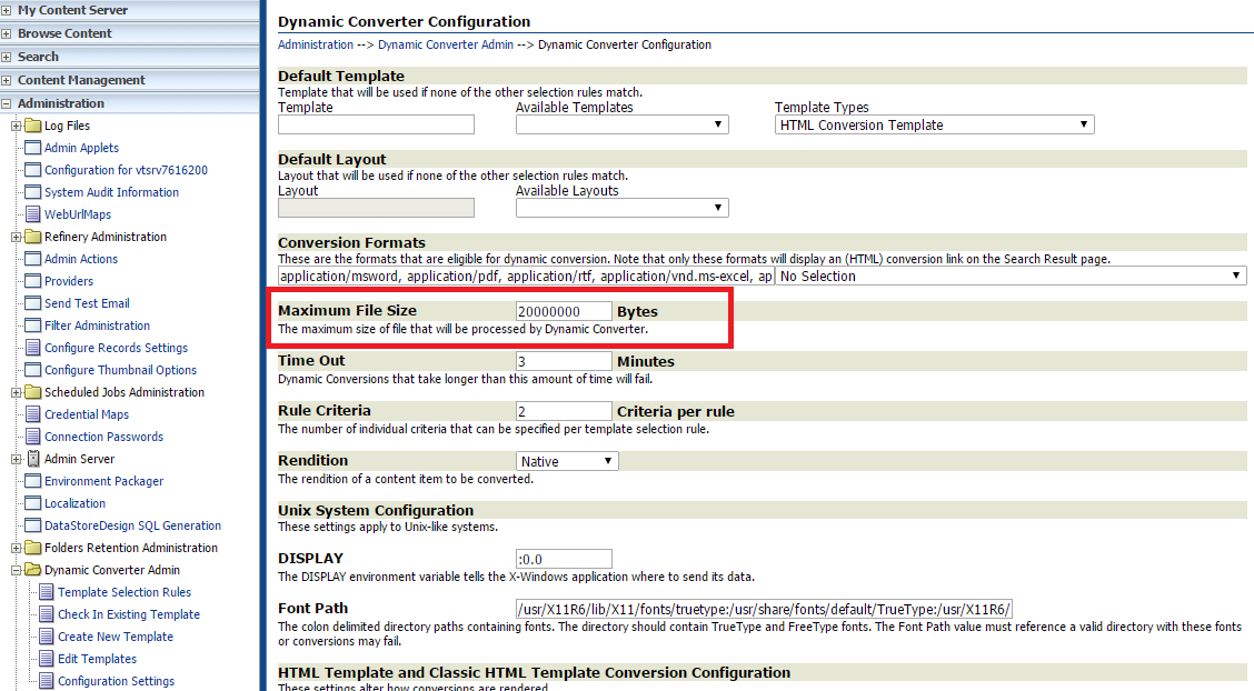 Photo of Oracle Webcenter Content Maximum File Size